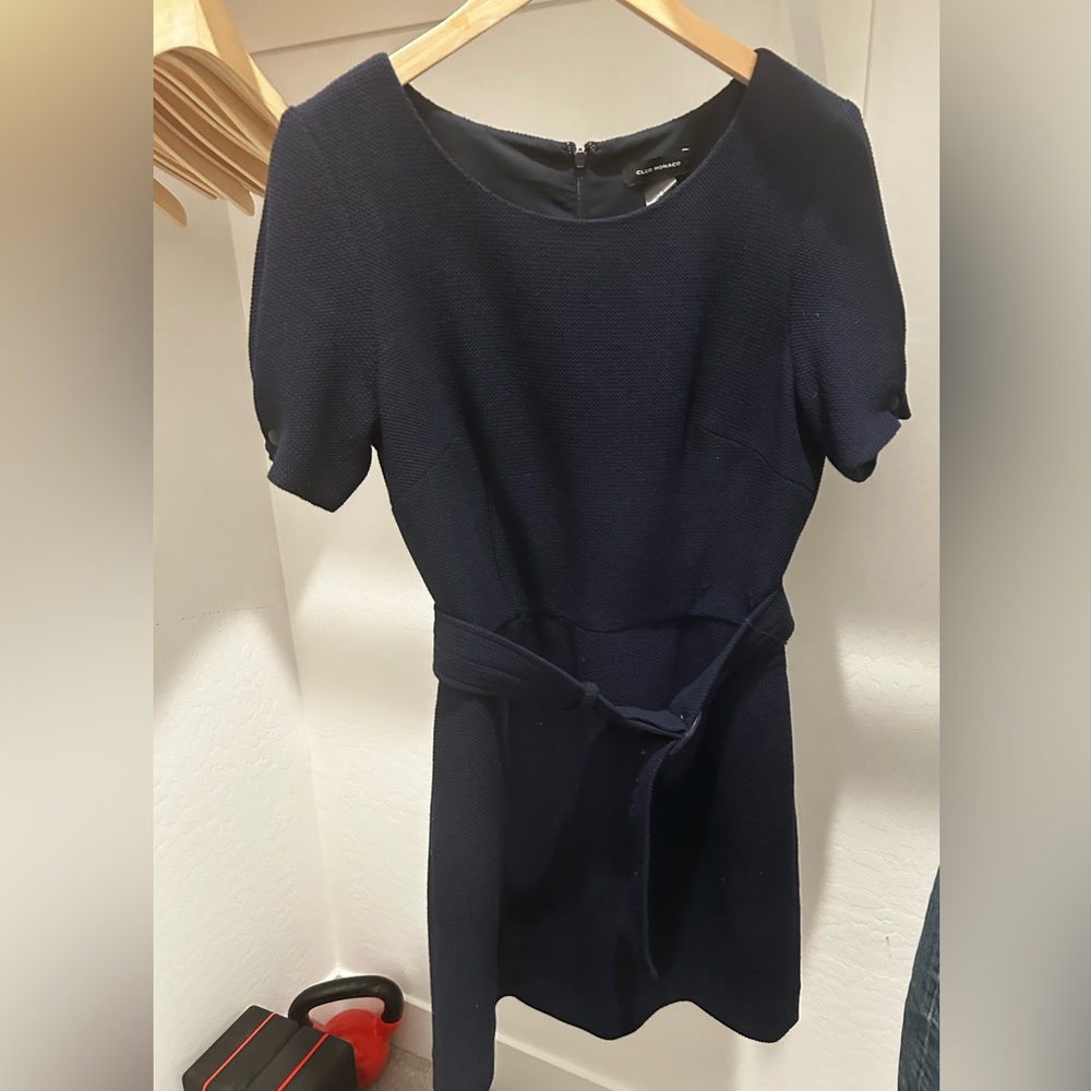 Club Monaco Belted Mini Dress